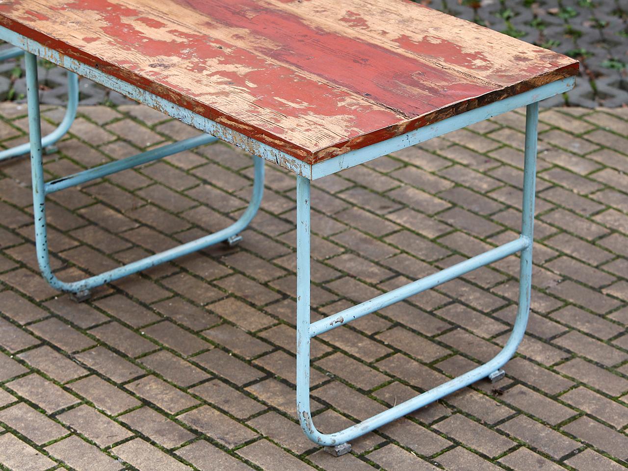 20th Century Midcentury Industrial Dining Table, 1950s For Sale