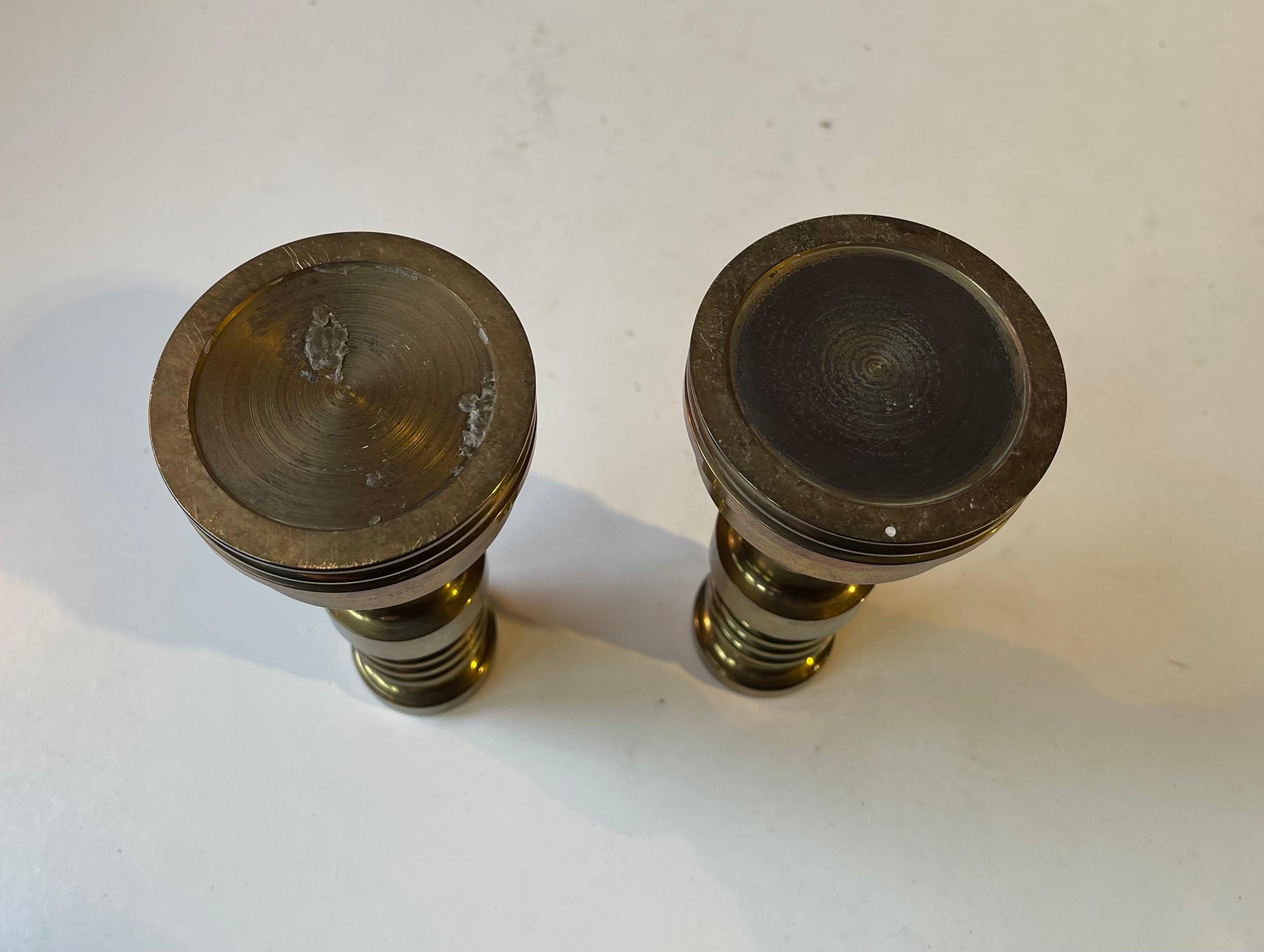 Candelieri in stile industriale del Medioevo in bronzo In condizioni buone in vendita a Esbjerg, DK