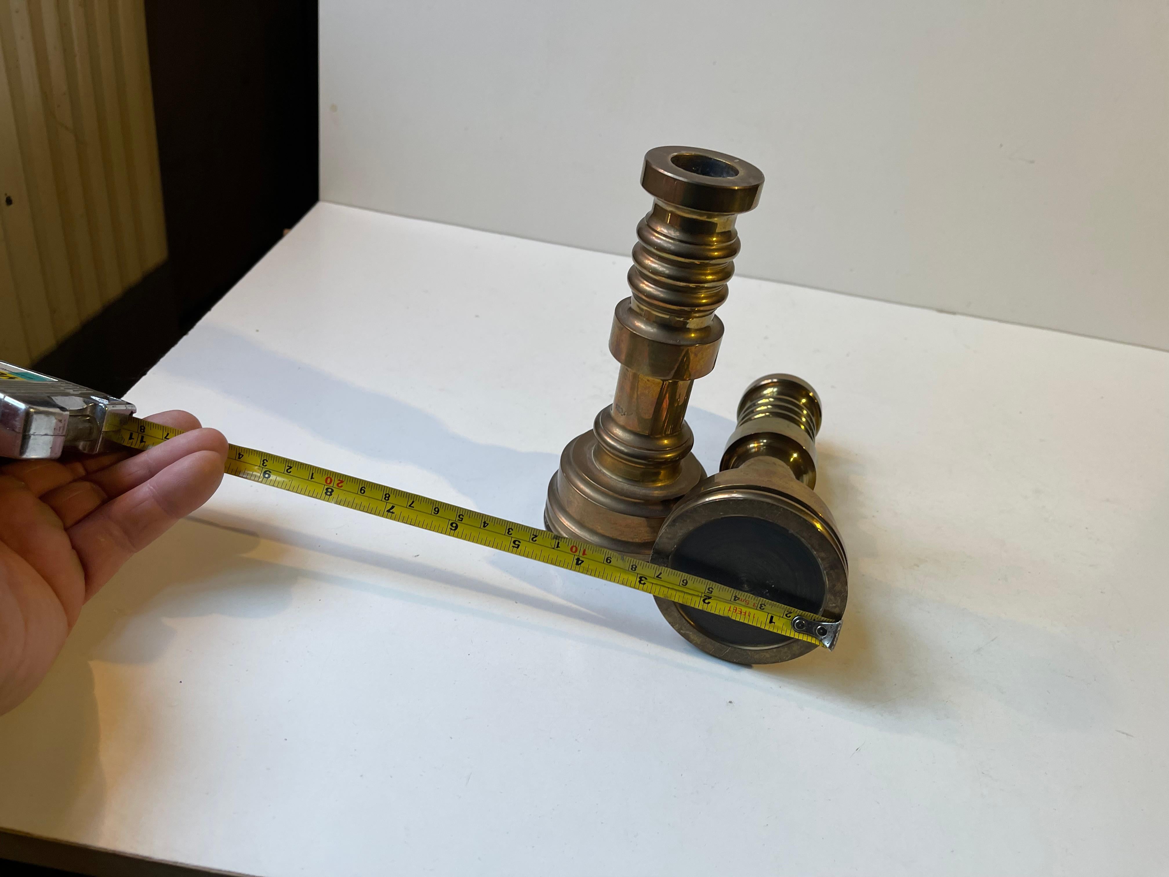 XX secolo Candelieri in stile industriale del Medioevo in bronzo in vendita