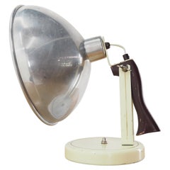 Retro Midcentury Industrial Table or Hand Lamp, Czechoslovakia, 1960s