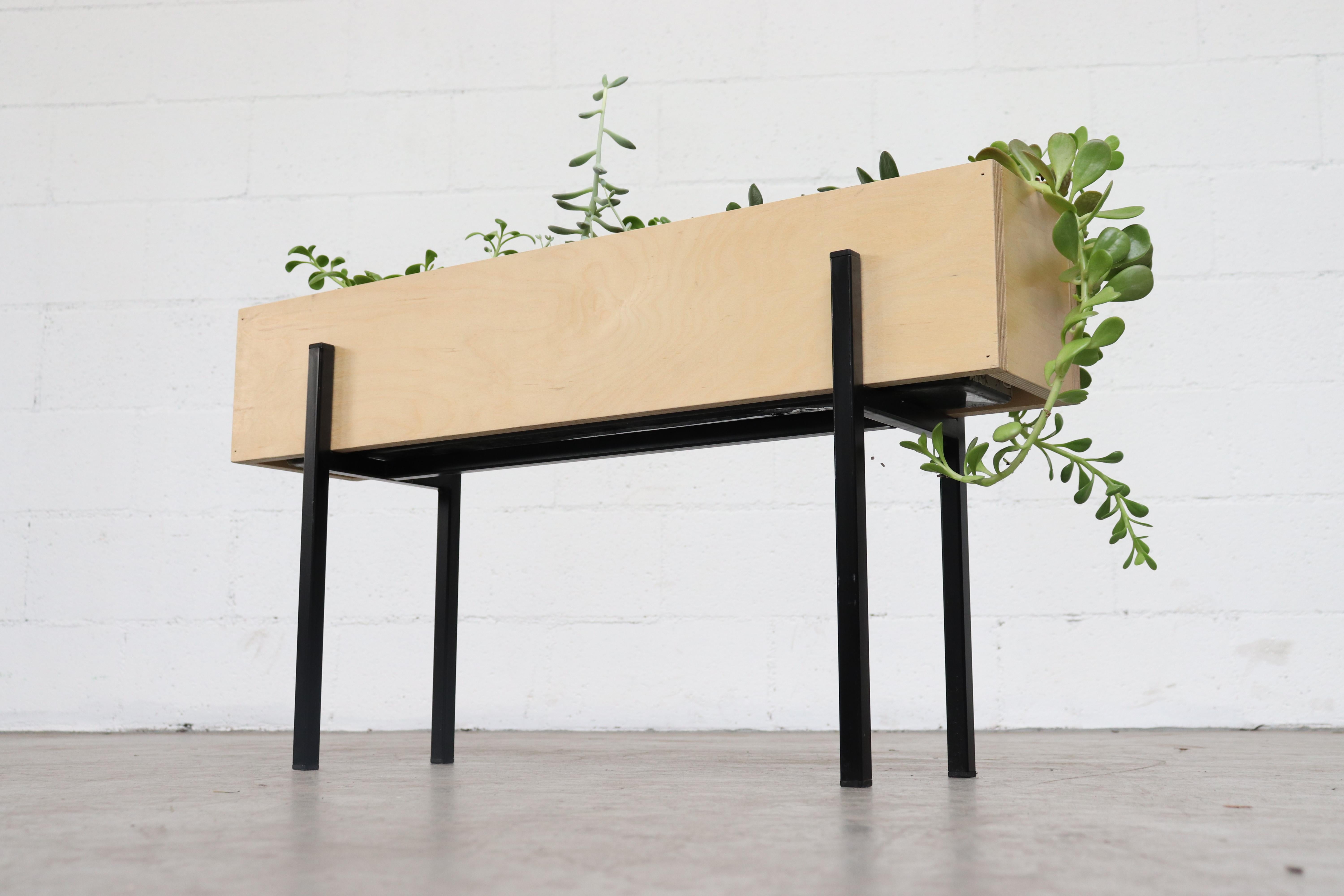 Mid-Century Modern Midcentury Inspired Wood Box Planter