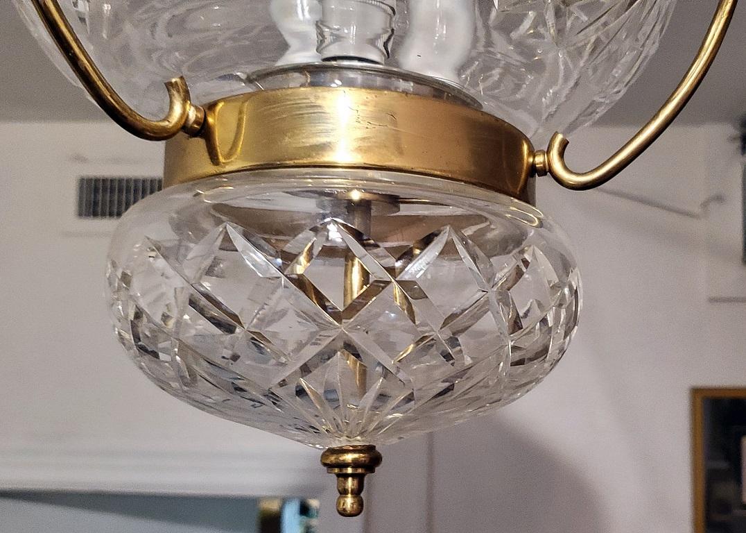 Midcentury Irish Waterford Crystal Traditional Style Chandelier 2
