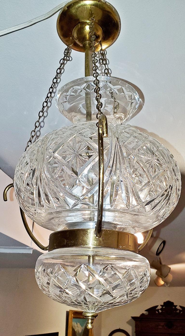 Midcentury Irish Waterford Crystal Traditional Style Chandelier 4