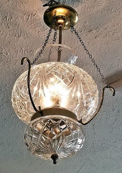 Midcentury Irish Waterford Crystal Traditional Style Chandelier