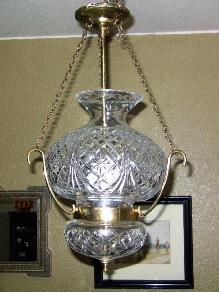 Midcentury Irish Waterford Crystal Traditional Style Chandelier at 1stDibs