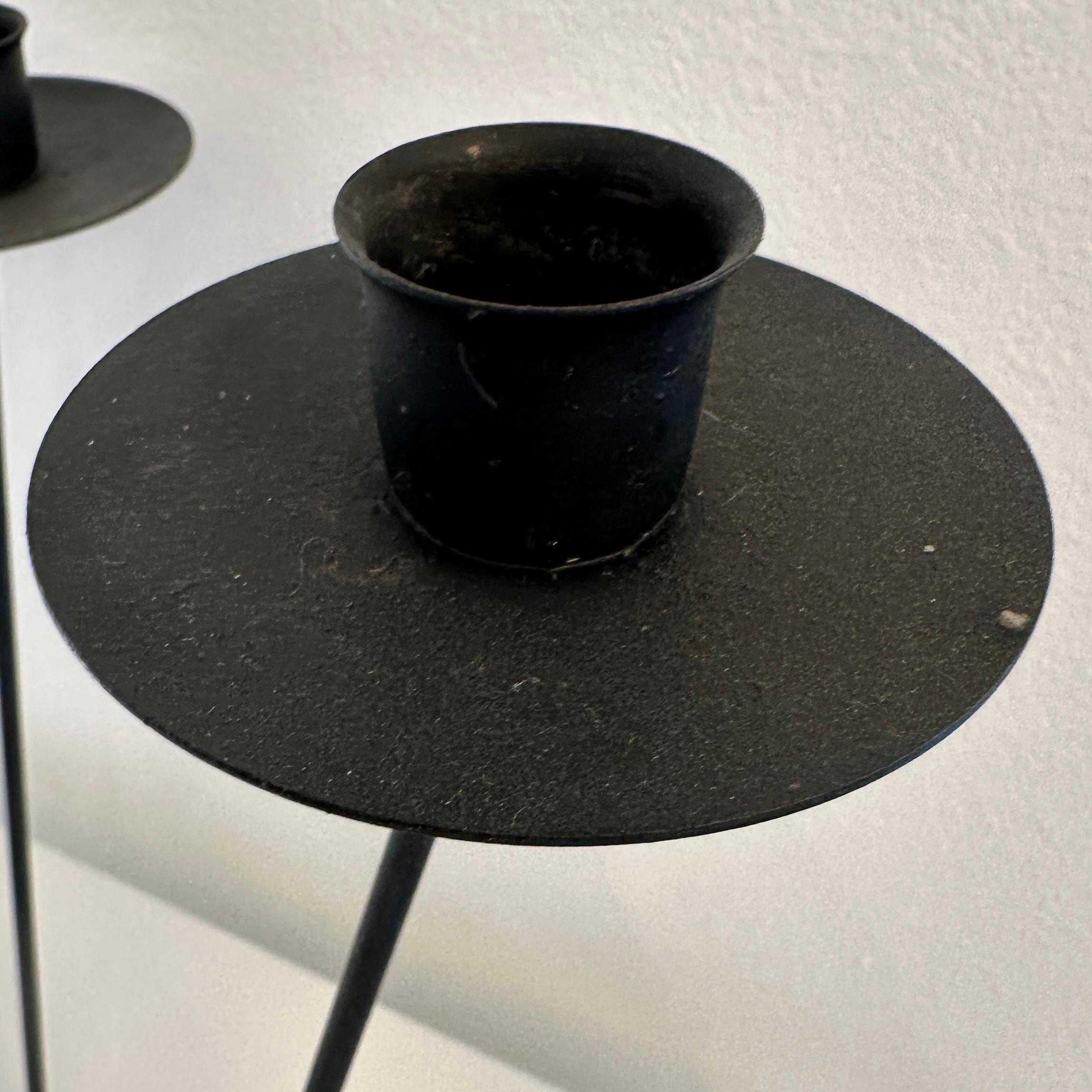 20th Century Midcentury Iron 6 Candle Candelabra, ca 1950s For Sale