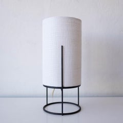Midcentury Iron Cylinder Lamp