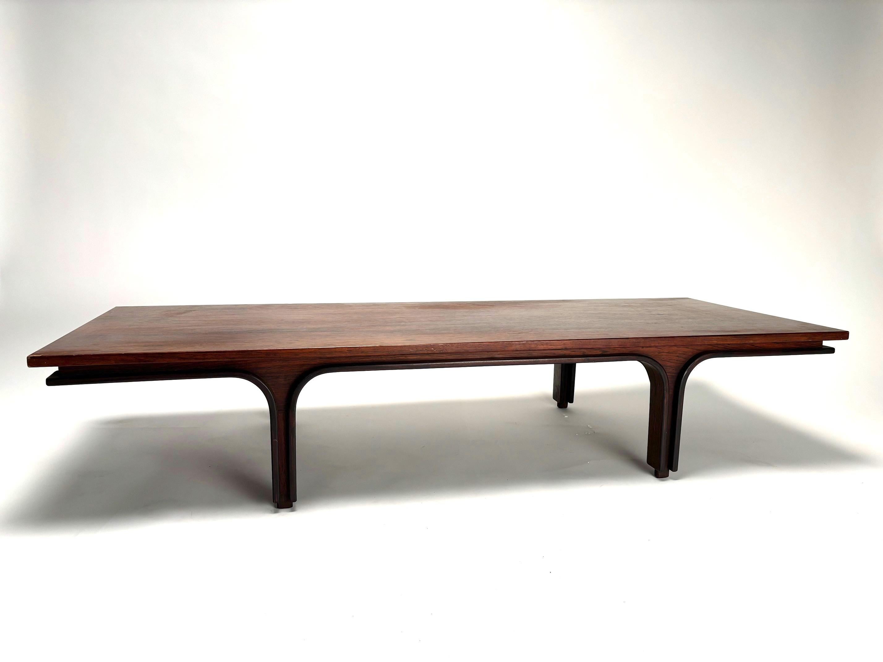 Mid-Century Modern Midcentury Italian 514 Coffee Table by Gianfranco Frattini, Poggi (Big Version)