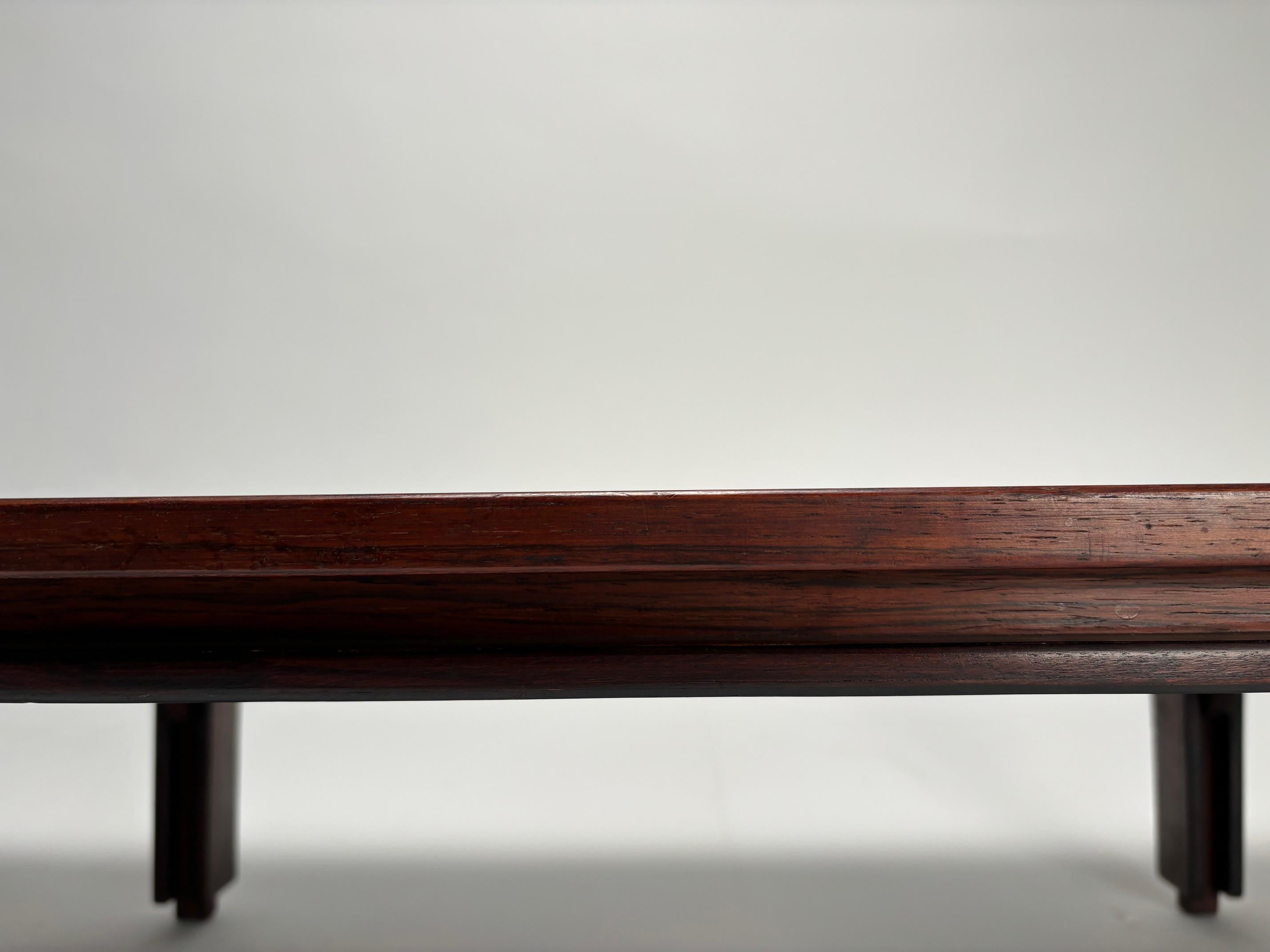 Midcentury Italian 514 Coffee Table by Gianfranco Frattini, Poggi (Big Version) In Good Condition For Sale In Argelato, BO