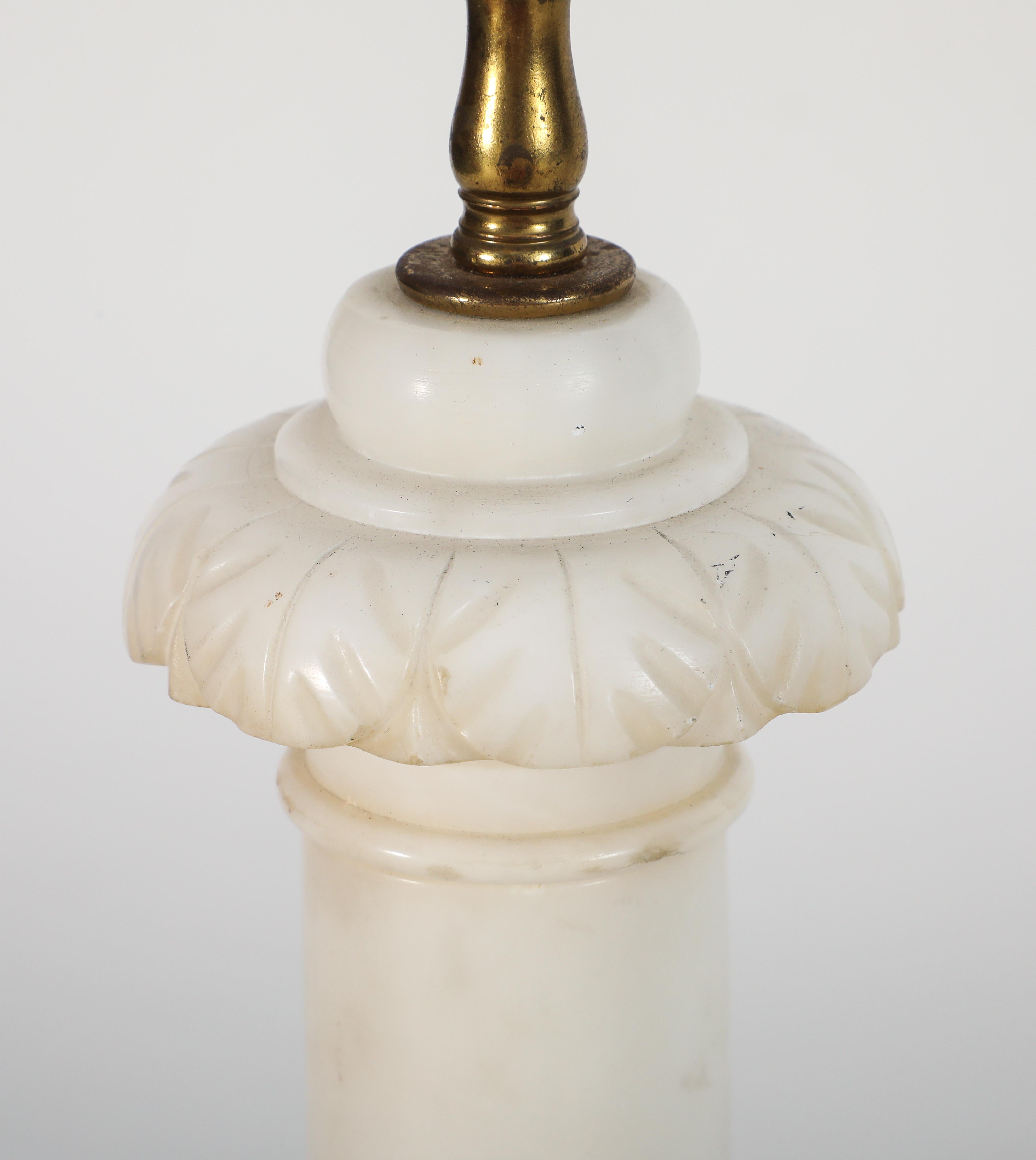 Midcentury Italian Alabaster Table Lamp For Sale 4