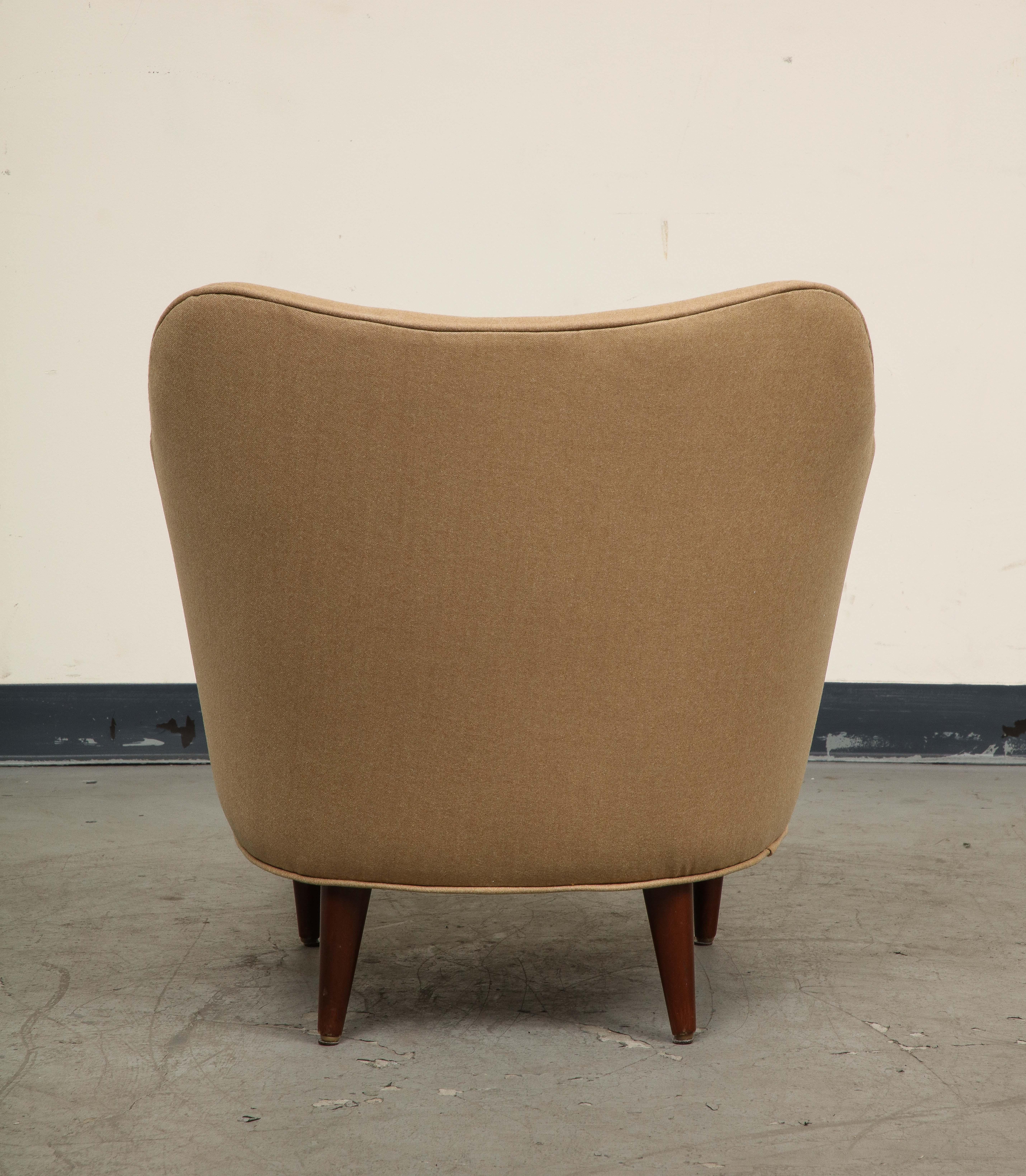 Italienischer Sessel aus der Mitte des Jahrhunderts von Gio Ponti für Casa e Giardino, 1950er Jahre im Angebot 1