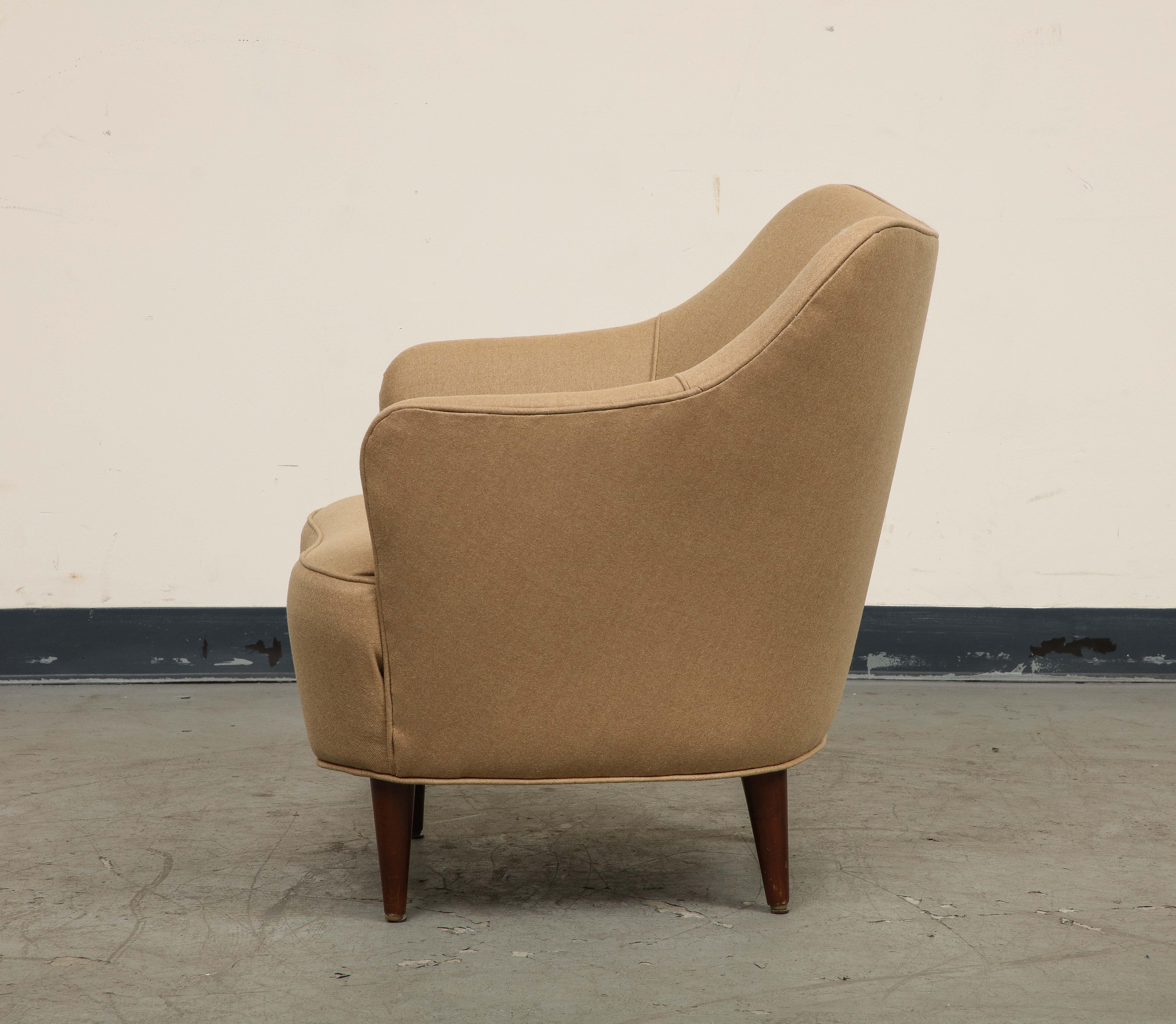 Italienischer Sessel aus der Mitte des Jahrhunderts von Gio Ponti für Casa e Giardino, 1950er Jahre im Angebot 3