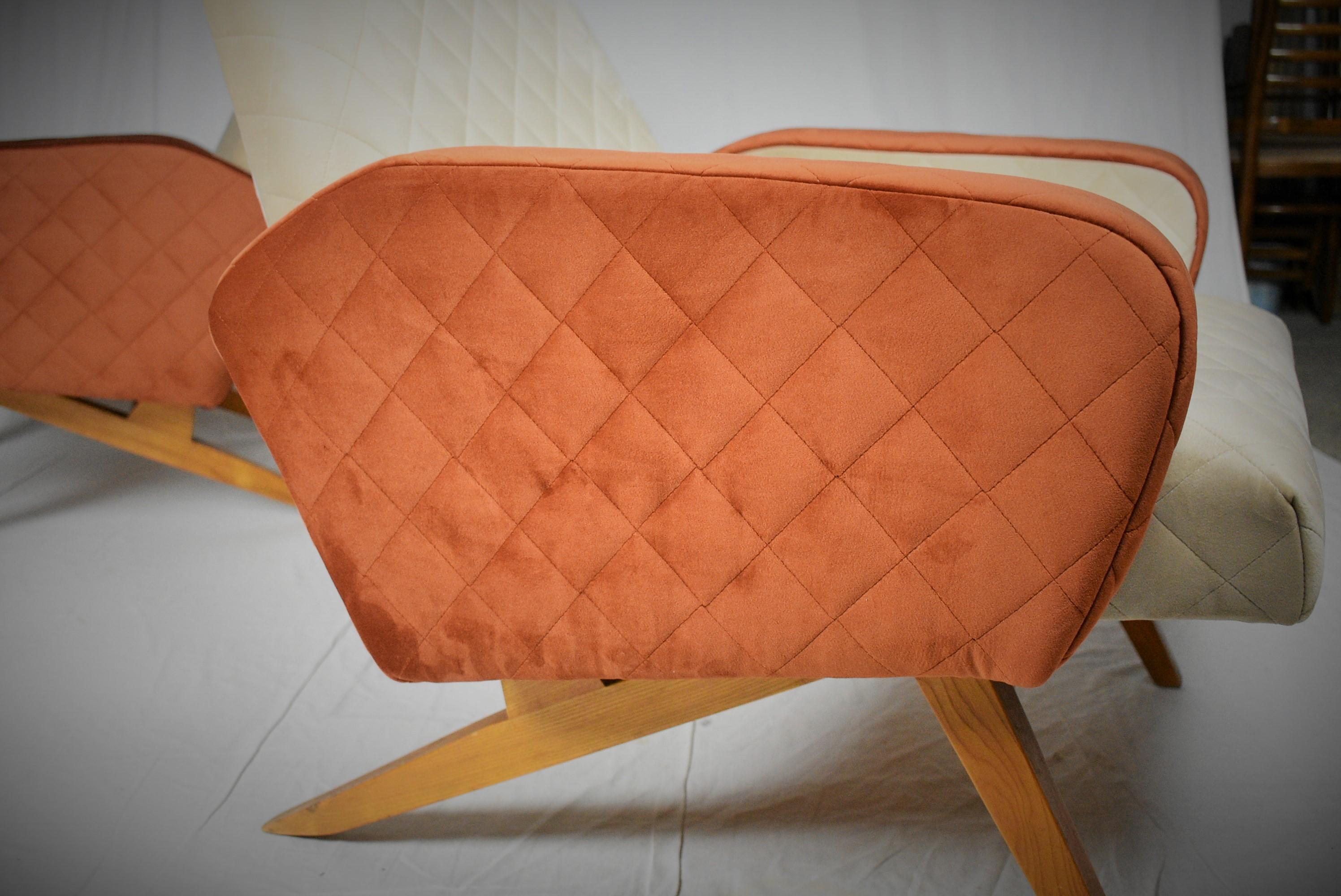 Fauteuils italiens du milieu du siècle dernier, 1965 en vente 5