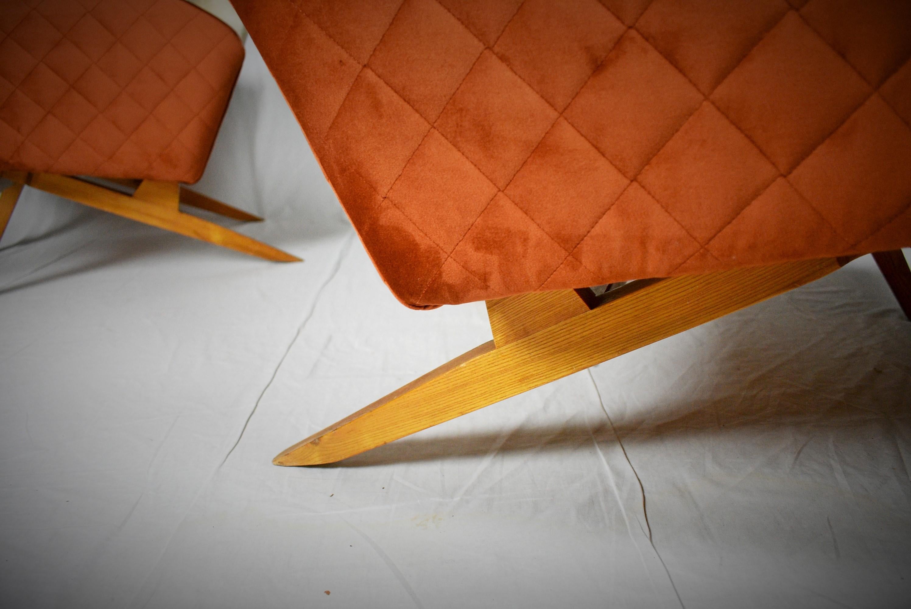 Fauteuils italiens du milieu du siècle dernier, 1965 en vente 3