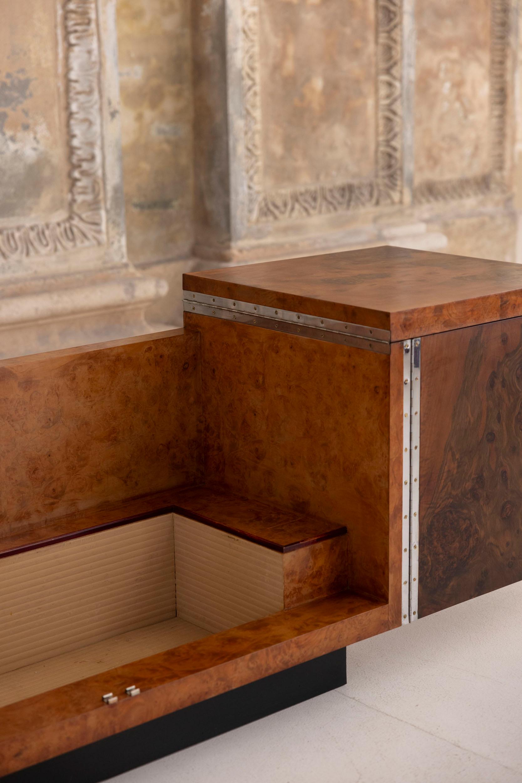 Mueble bar italiano de mediados de siglo, años 30 Madera en venta