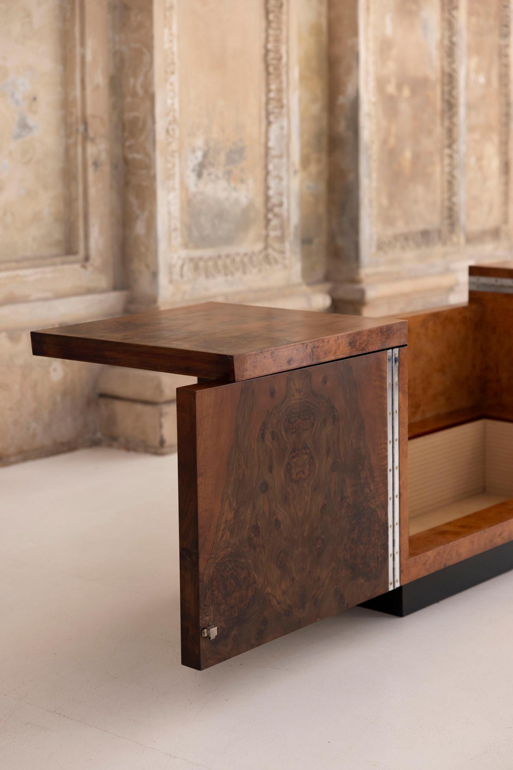 Mueble bar italiano de mediados de siglo, años 30 en venta 1