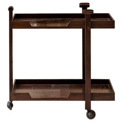 Midcentury Italian Bar Cart Model "Cr20" by Franco Albini for Poggi, 1958