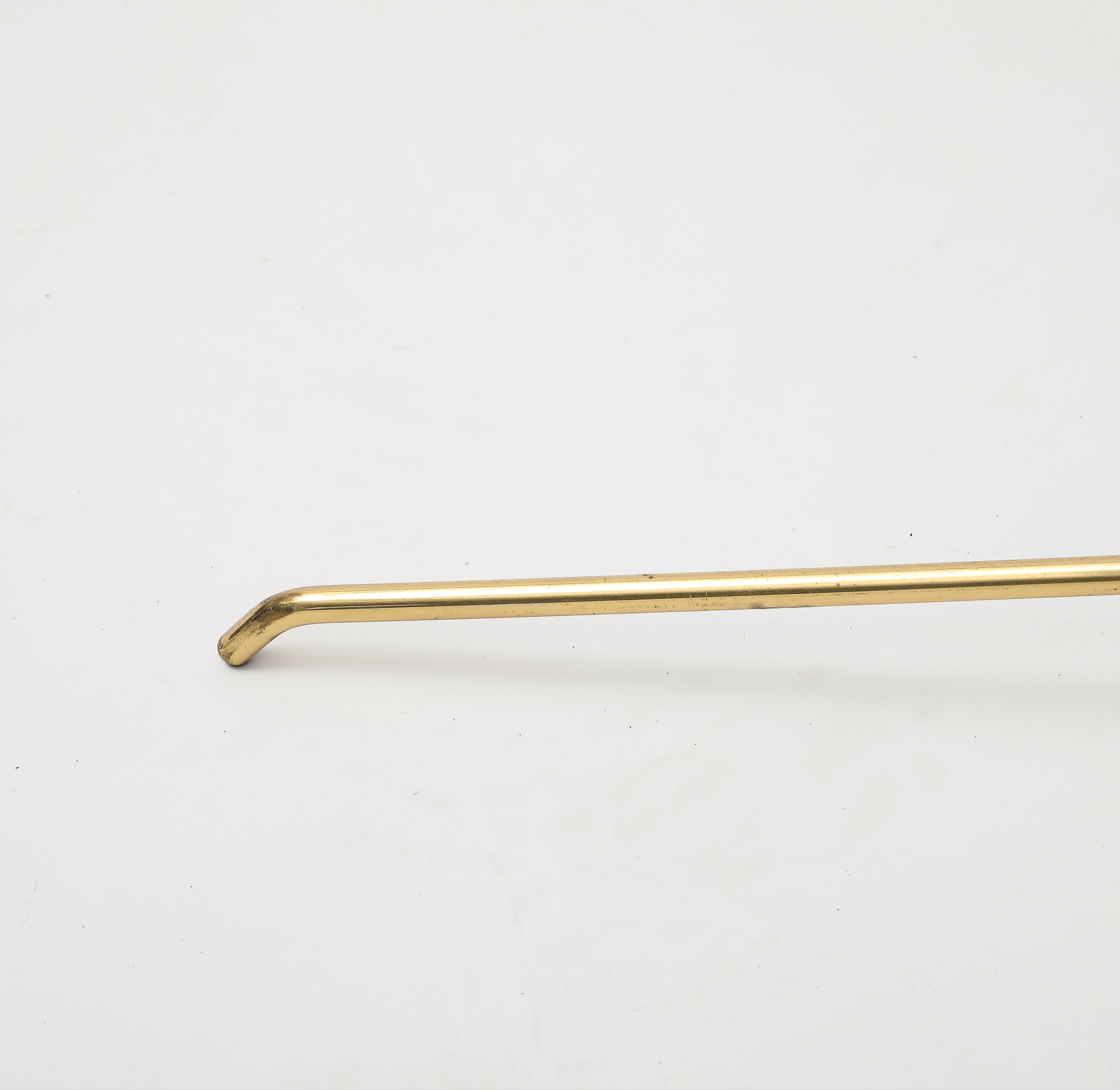 Verstellbare Stehlampe aus italienischem Messing aus der Mitte des Jahrhunderts im Angebot 6