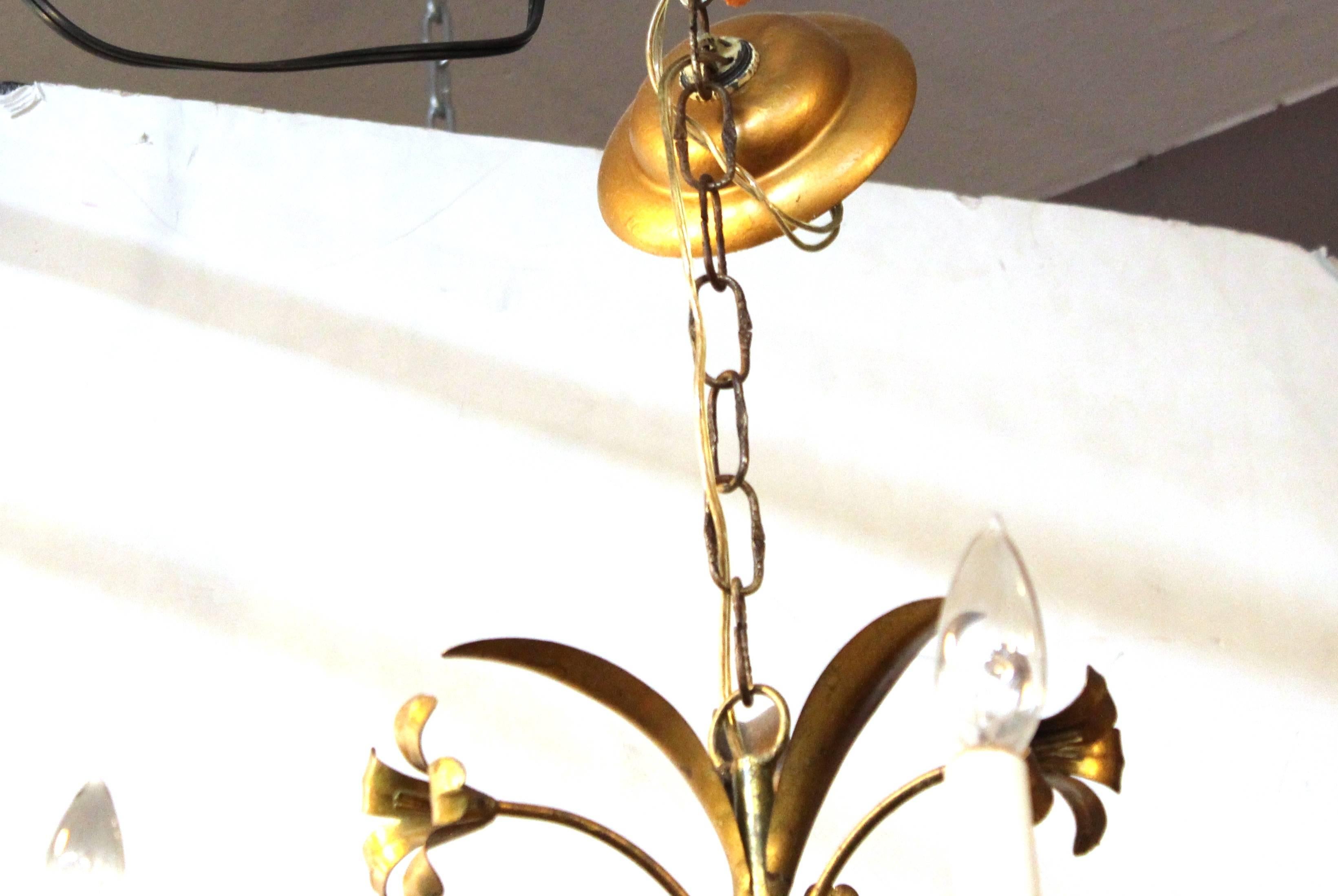 italian brass chandeliers