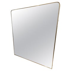 Midcentury Italian Brass Mirror