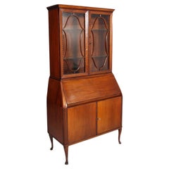 Midcentury Italian Bureau Bookcase Trumeau by Guglielmo Urlich per AR-CA Milano