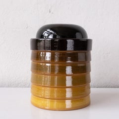 Mid-Century Italian Ceramic Lidded Jar Raymor, 1960s