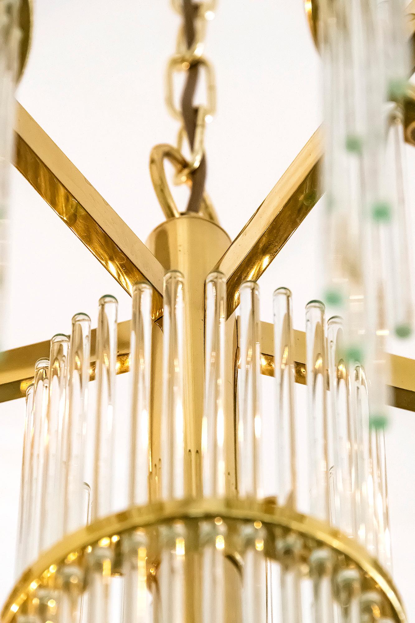 20th Century Midcentury Italian Chandelier by Sciolari, circa 1960