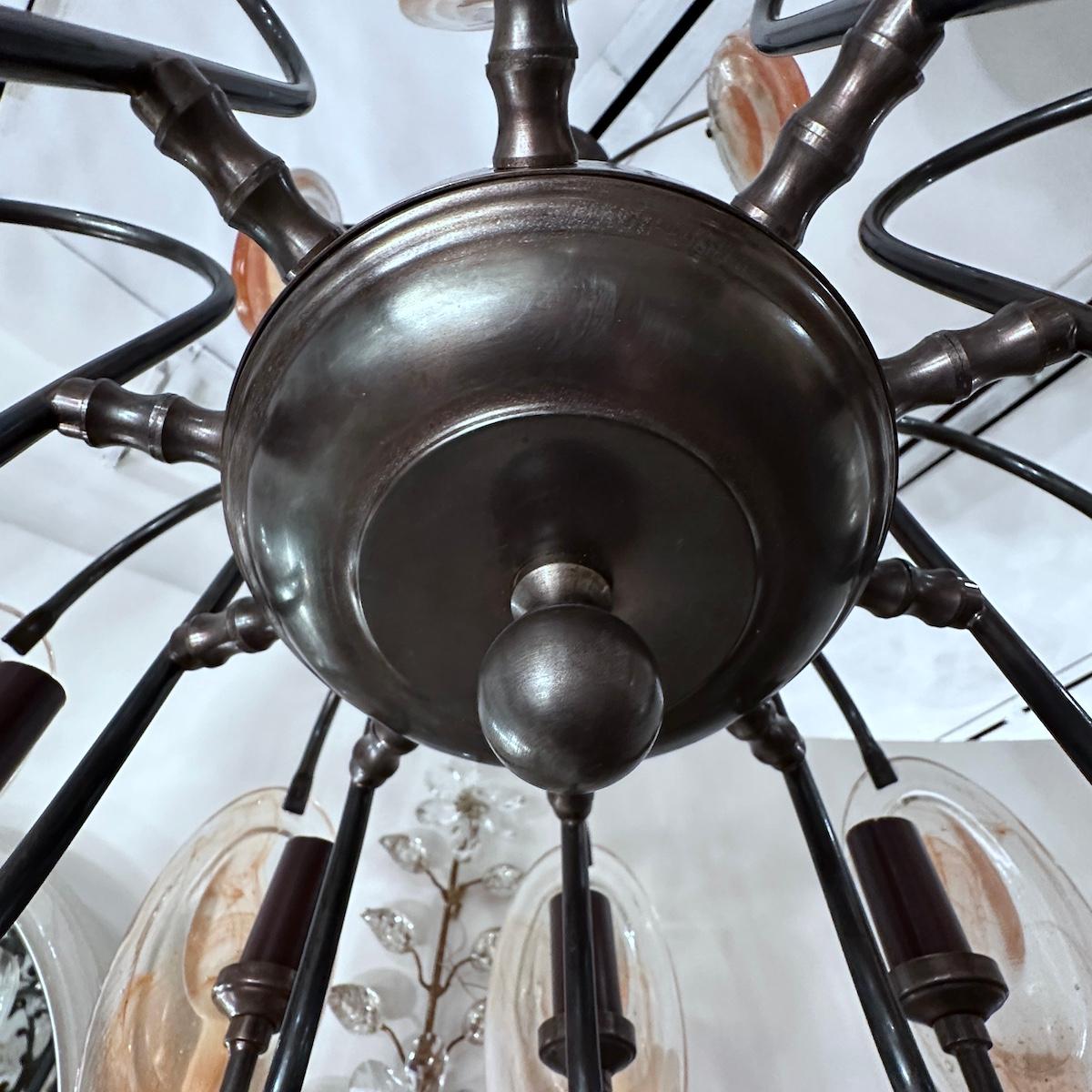 Bronzo Lampadario italiano del Medioevo in vendita