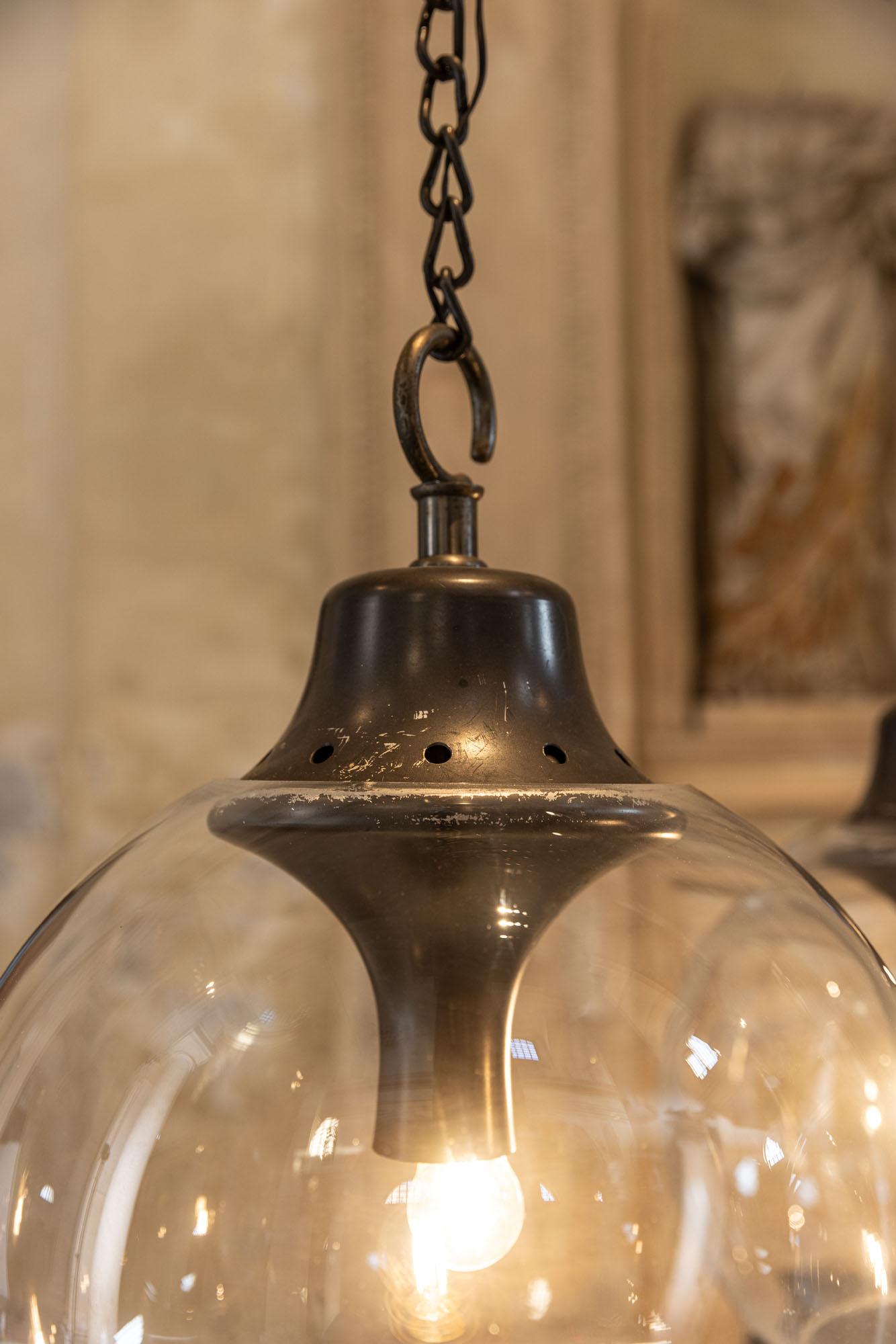Mid-20th Century Midcentury italian chandelier model LS10 by Luigi Caccia Dominioni for Azucena For Sale