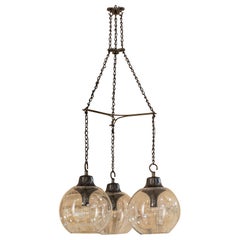 Midcentury italian chandelier model LS10 by Luigi Caccia Dominioni for Azucena