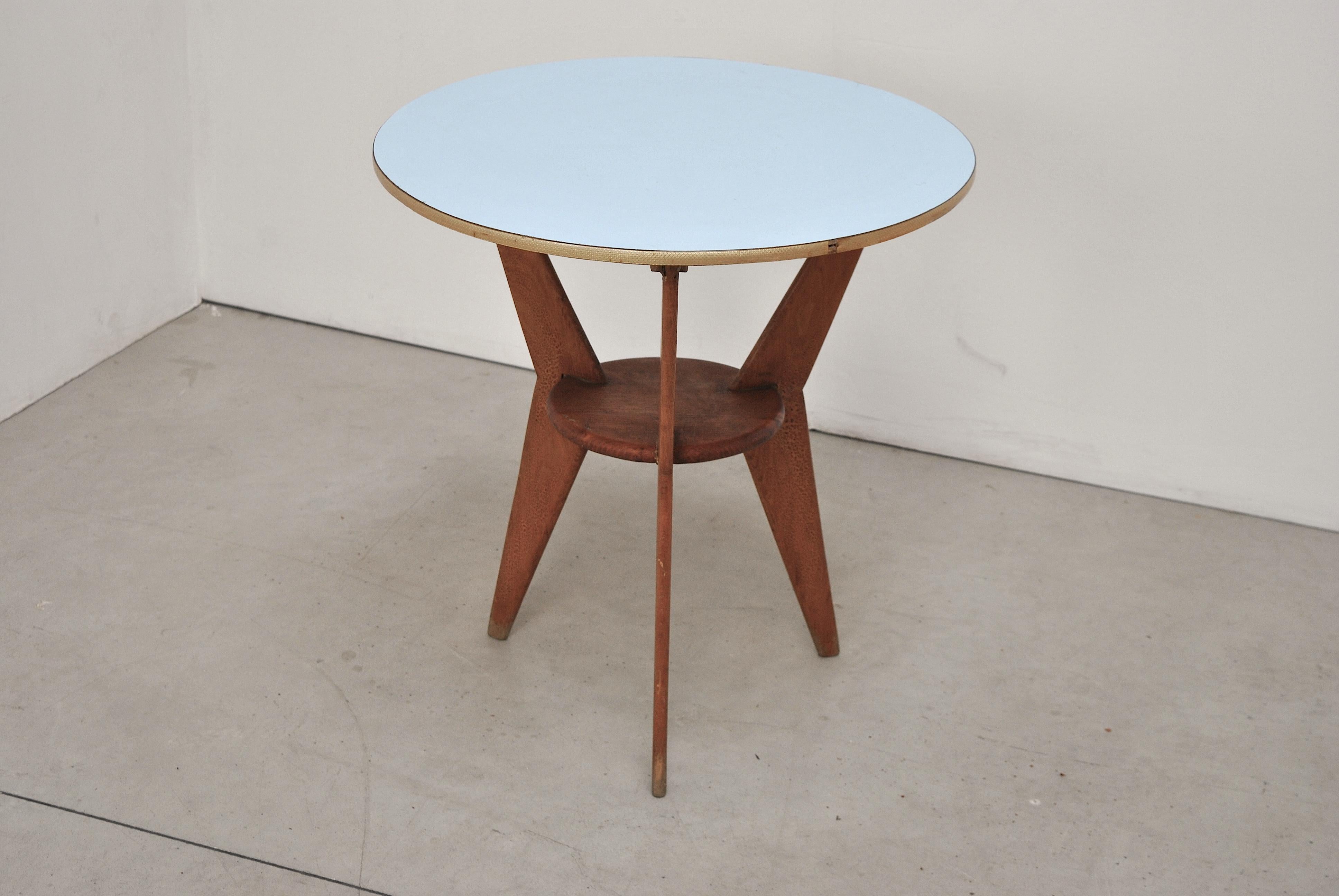 Mid-Century Modern Midcentury Italian Coffee Table in Gio Ponti Style, 1950s