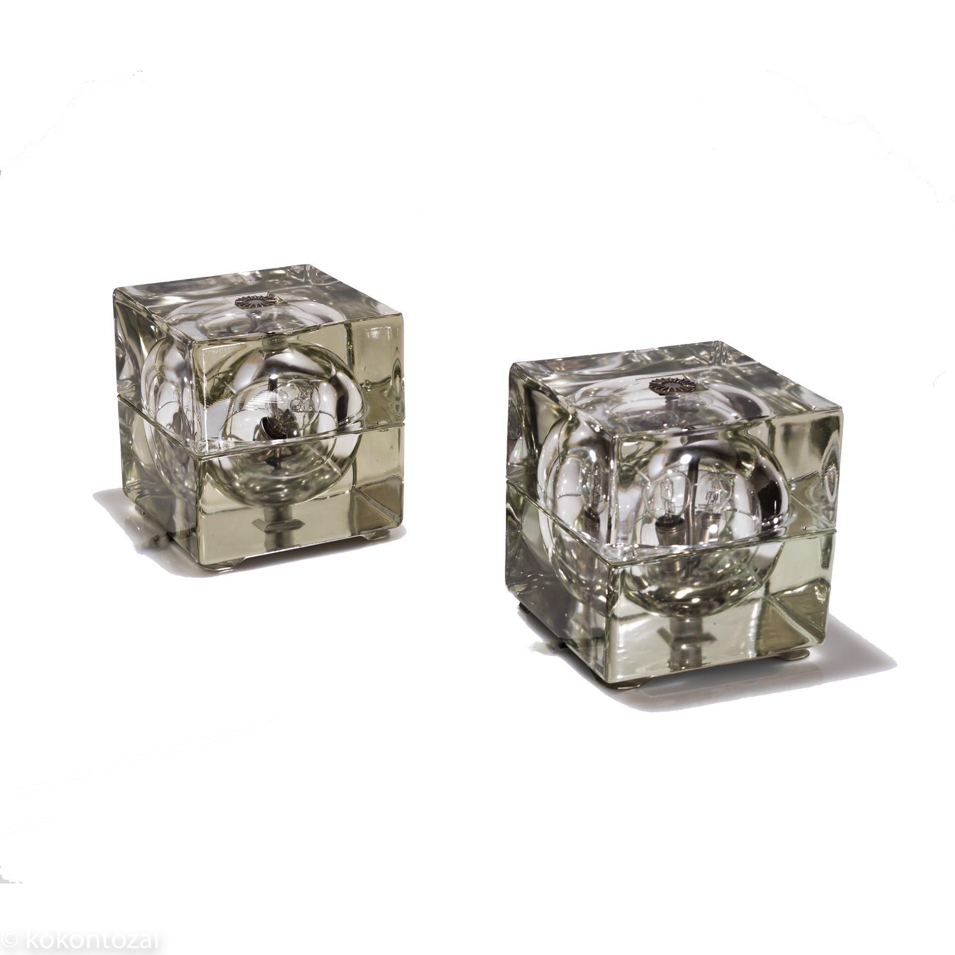 Alessandro Mendini, a pair of table lamps model 
