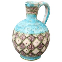 Midcentury Italian Decorative Ceramic Jug by Guido Gambone, circa 1950s