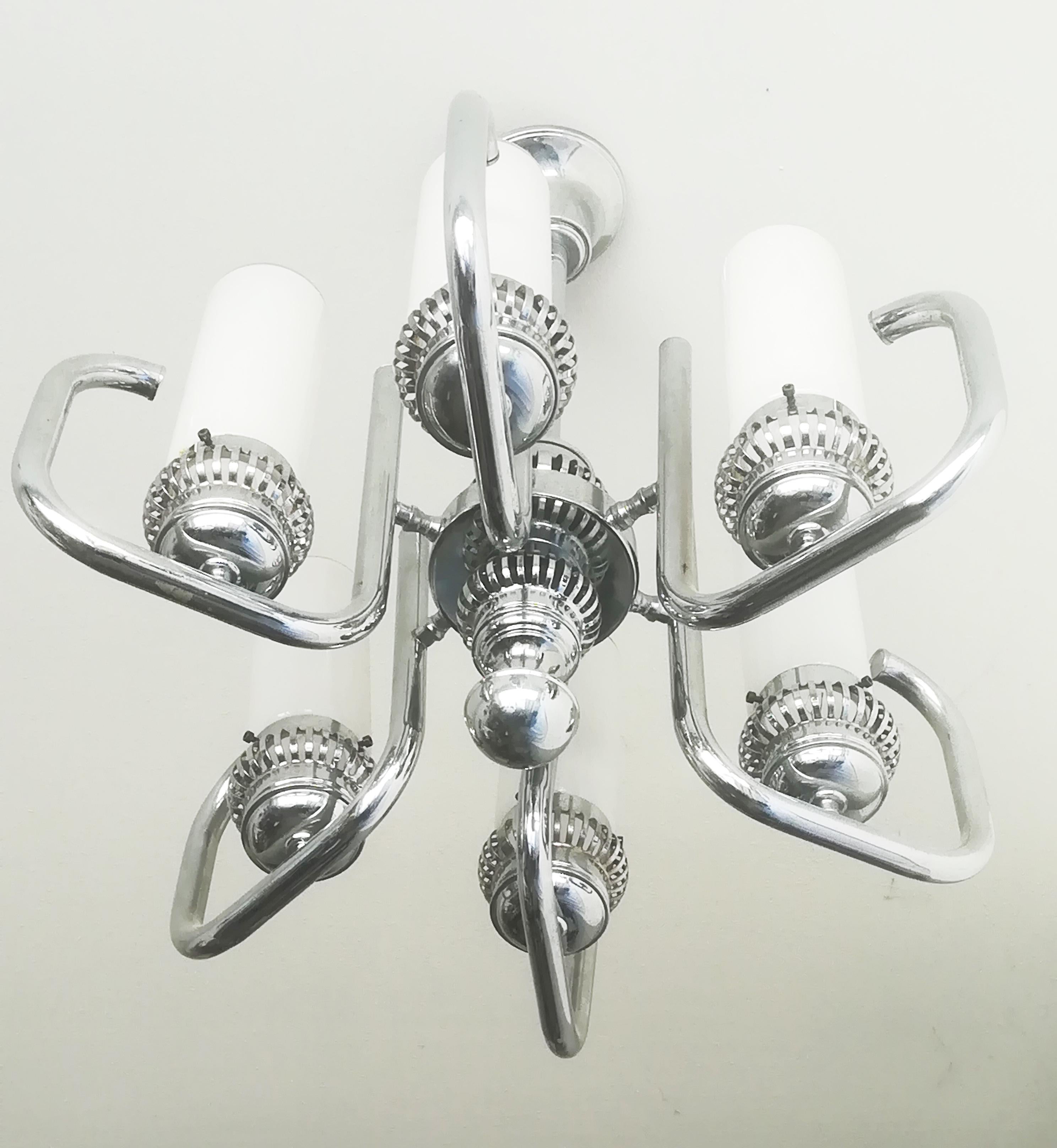 Midcentury Italian Design Space Age Or Atomic Ceiling Chandelier