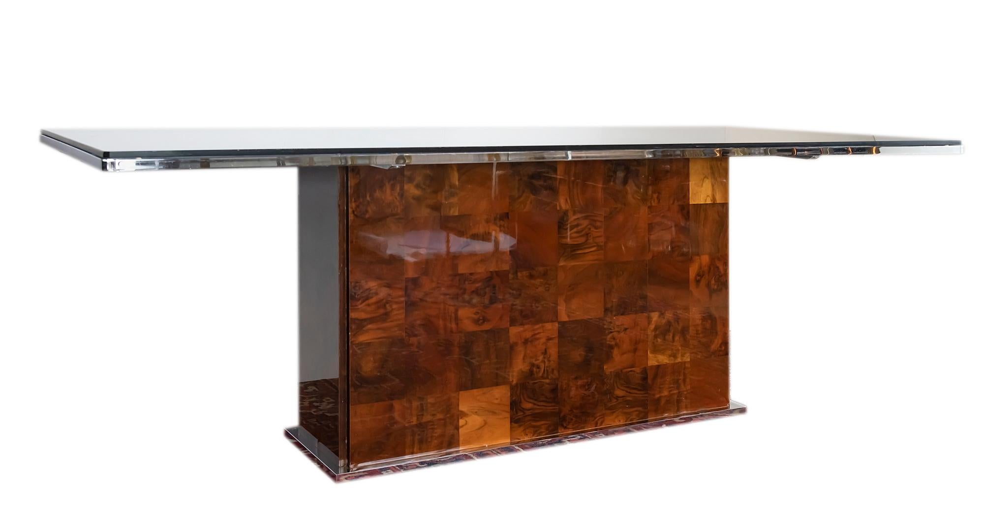 Mid-Century Modern Midcentury Italian Dining Table by Willy Rizzo for Mario Sabot