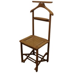 Midcentury Italian Gentleman’s Floor Standing Valet Luggage Rack