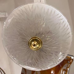 Midcentury Italian Glass Light Fixture