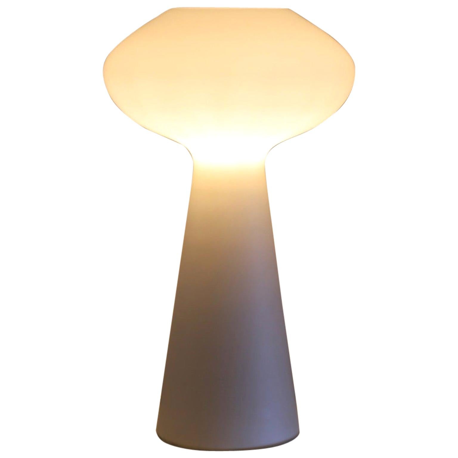 Midcentury Italian Glass Table Lamp by Lisa Johannson Pape 