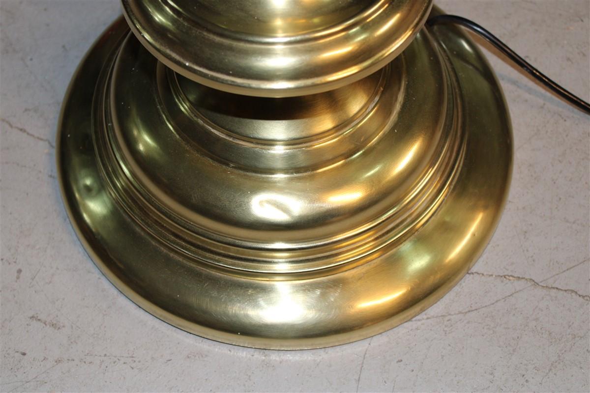 Midcentury Italian  solid  Brass Floor Lamp Adjustable in Height and Width For Sale 6
