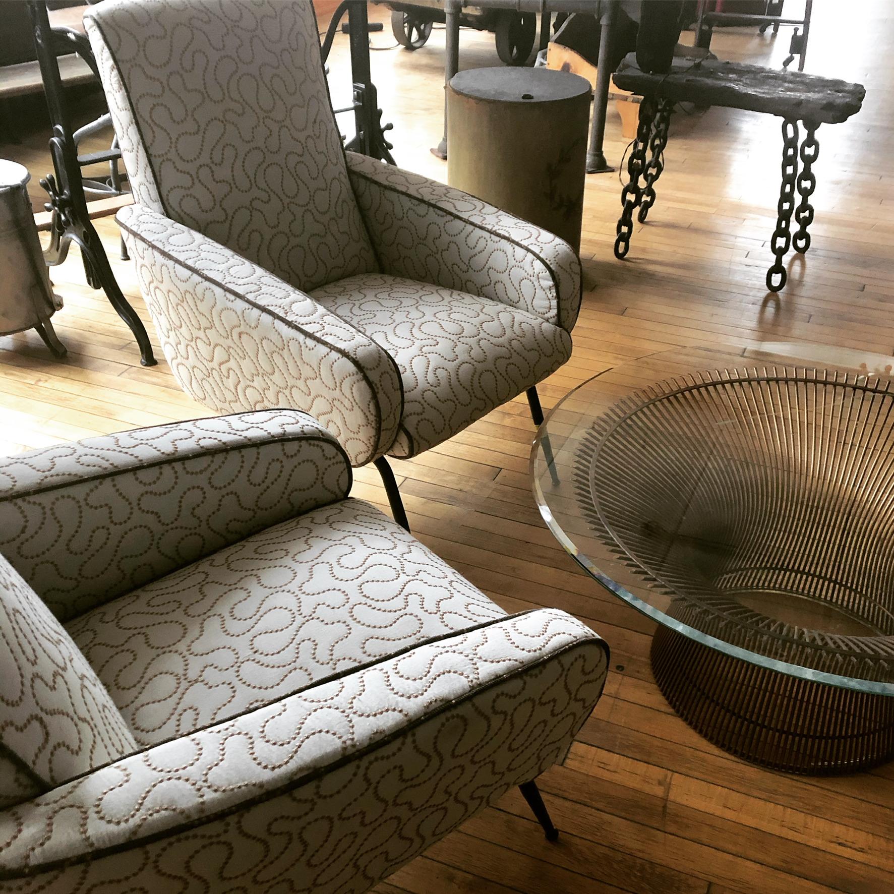 Midcentury Italian Lounge Chairs In Good Condition For Sale In Chicago, IL