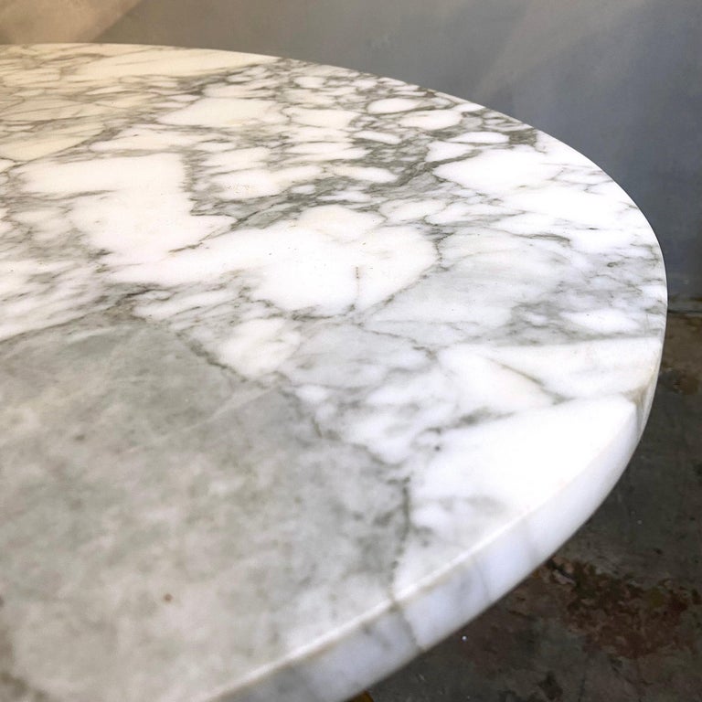 Mid-Century Italian Marble and Brass Coffee Table 8
