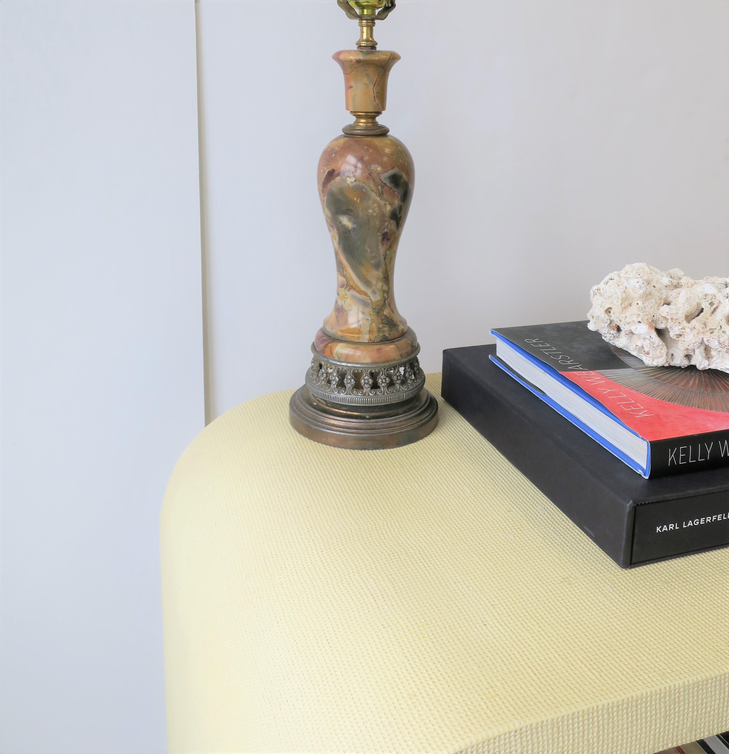 Italian Marble Table Lamp 7