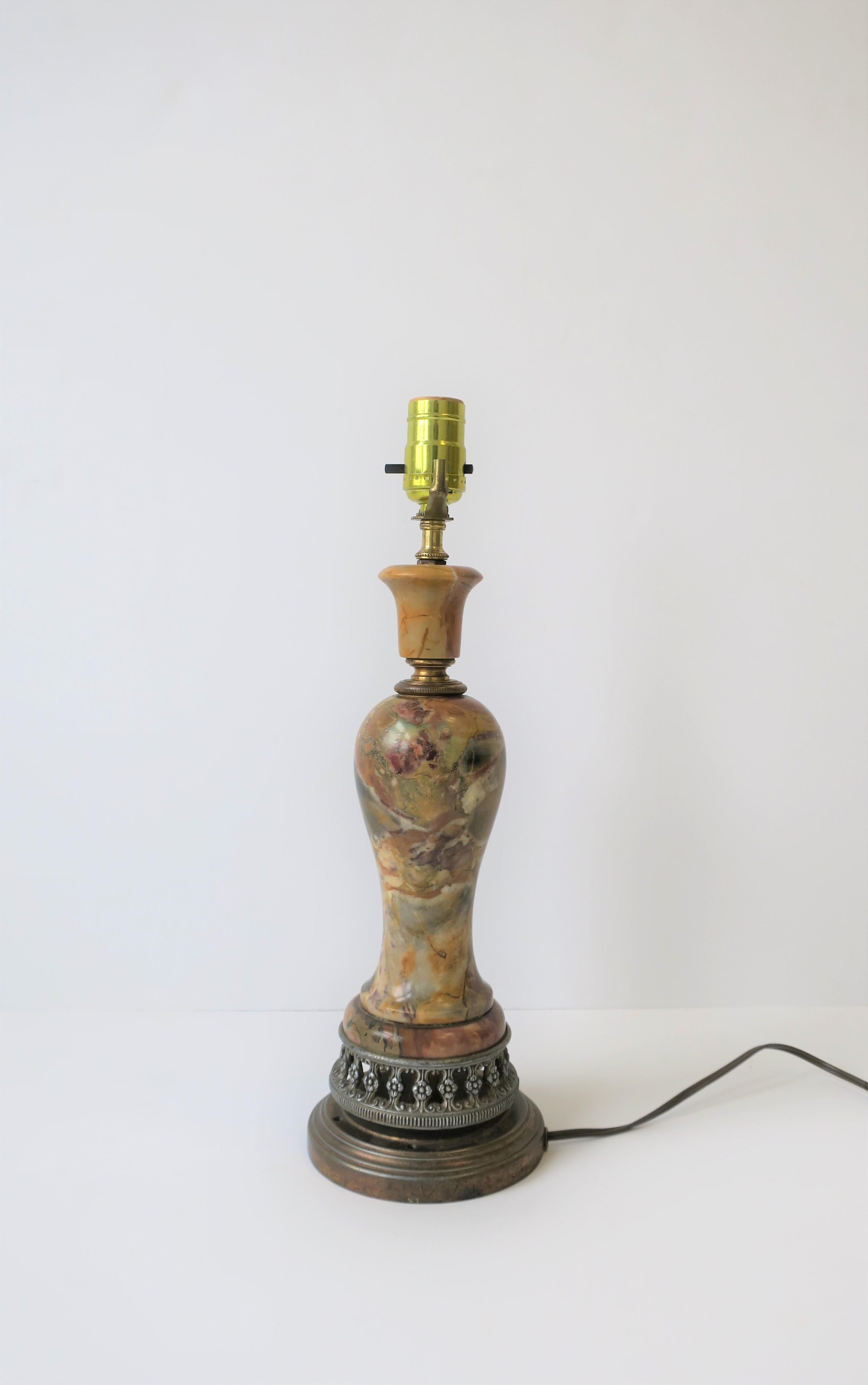 Italian Marble Table Lamp 9