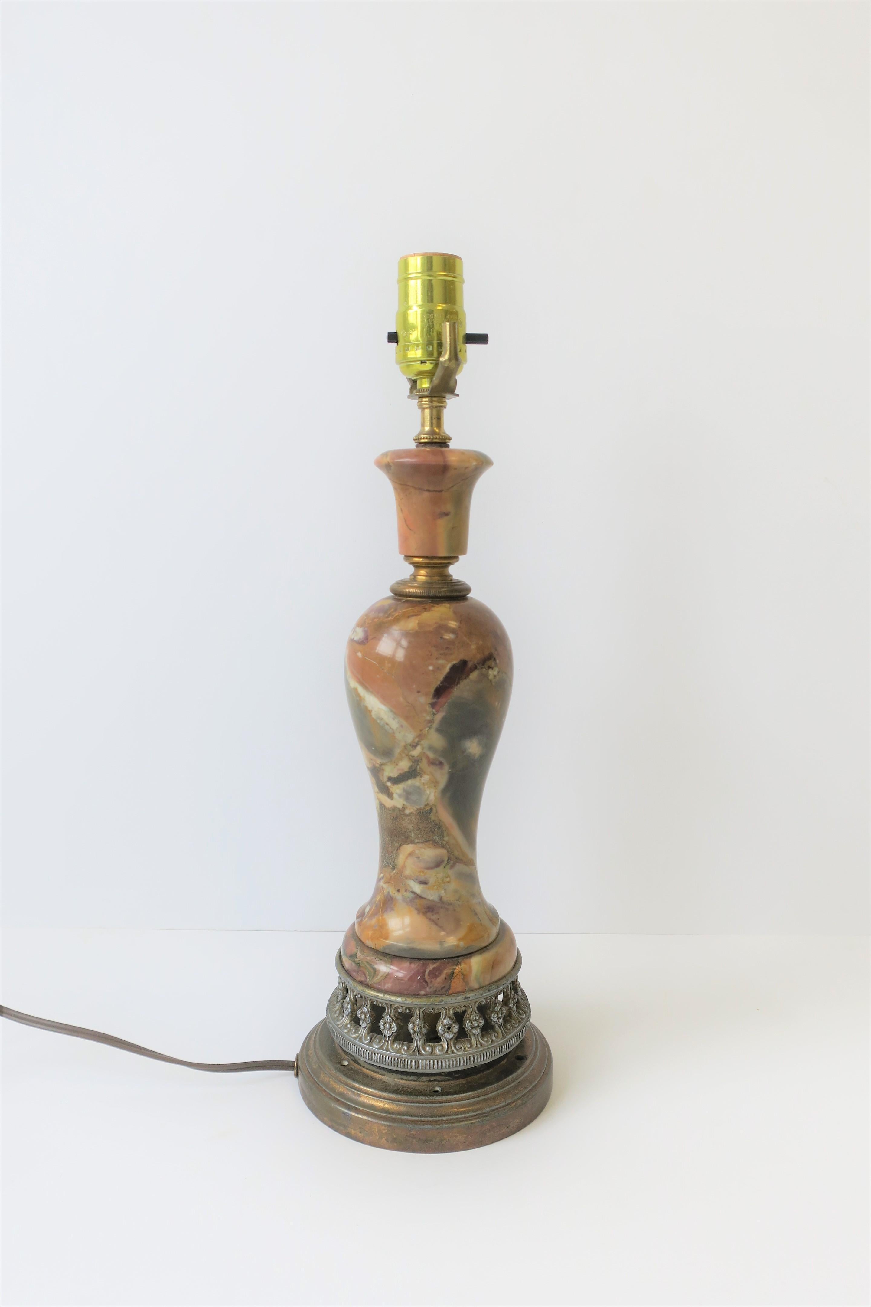 Italian Marble Table Lamp 11