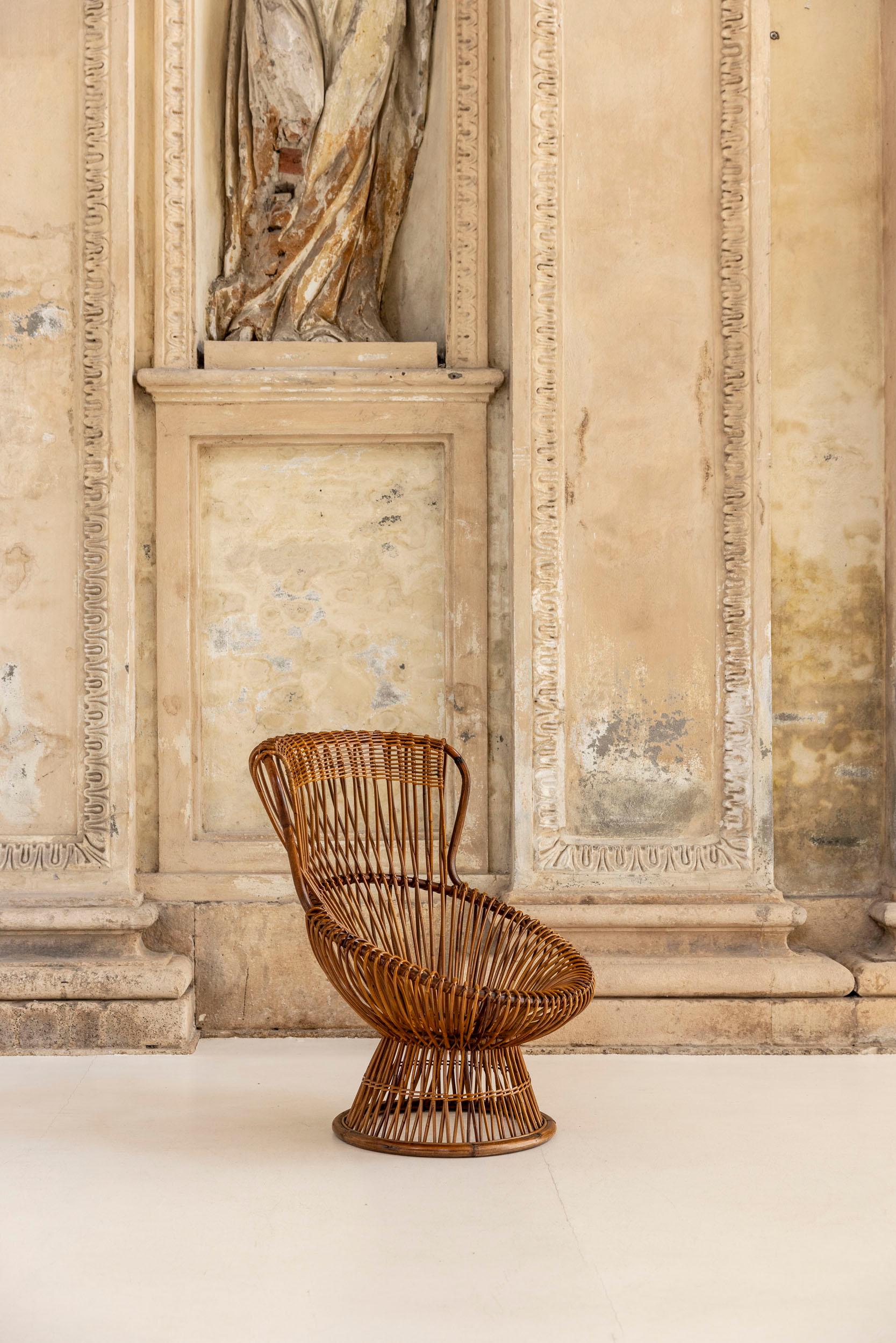Italiano Poltrone in rattan 
