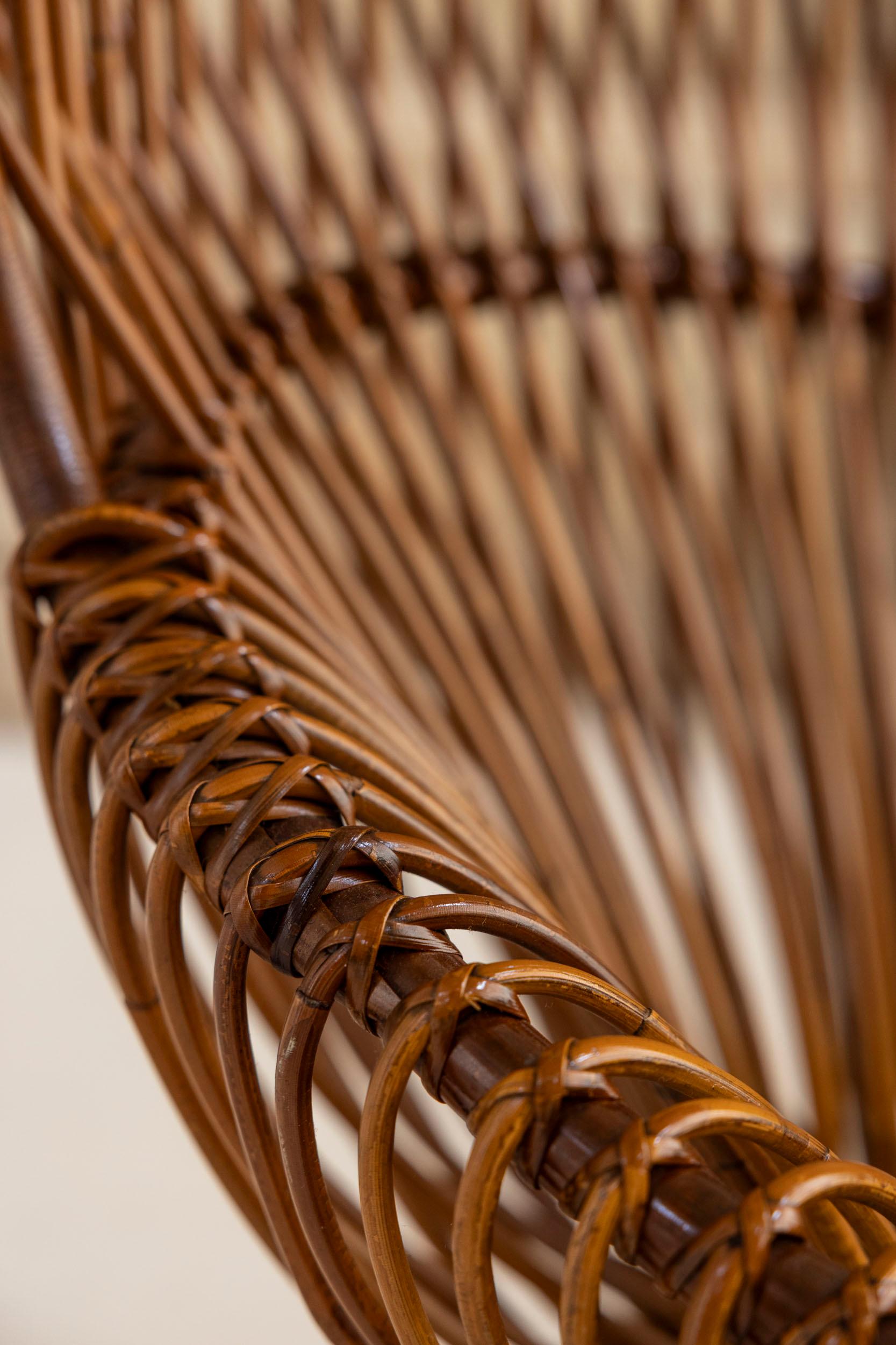 Poltrone in rattan 