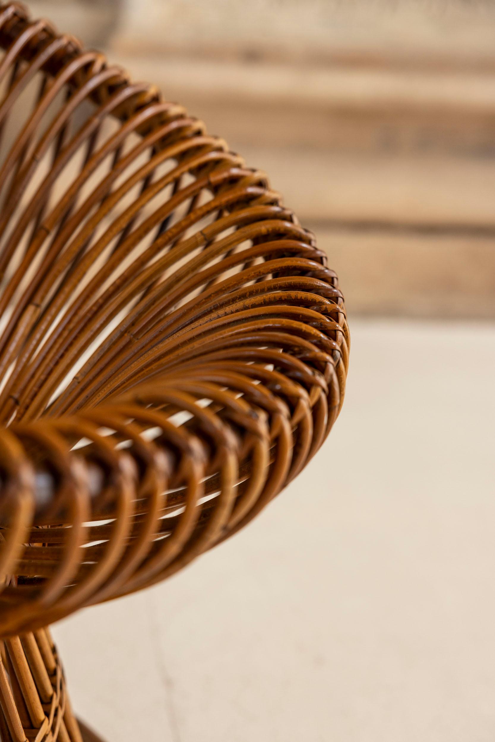 Poltrone in rattan 