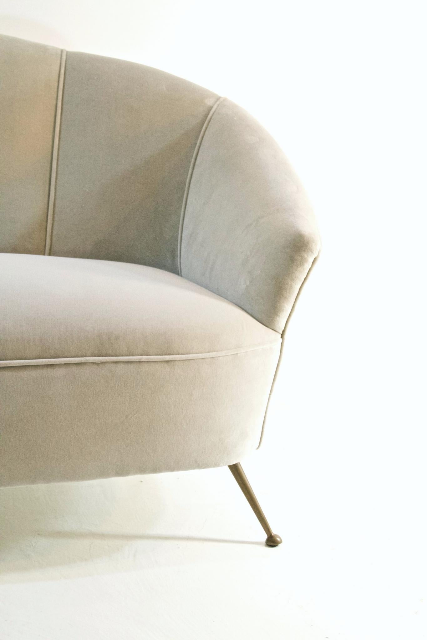 clam sofa