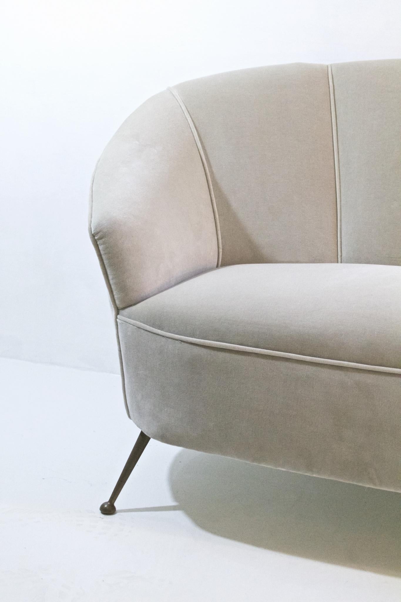 clam shell couch
