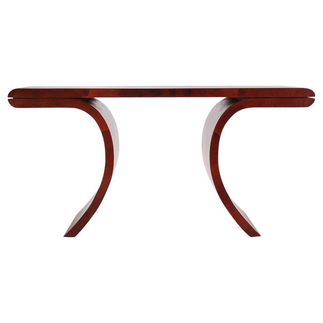 Midcentury Italian Modern Console Table or Sofa Table After Aldo Tura